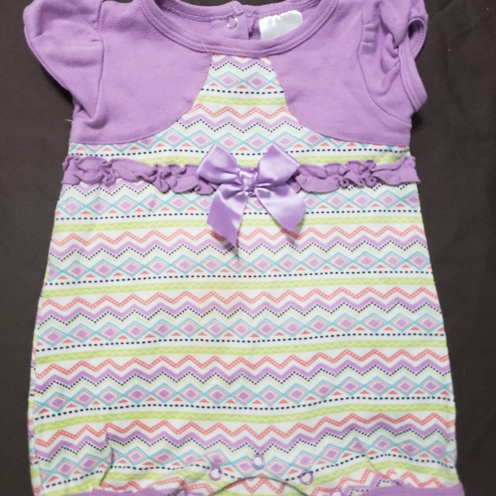 One Piece Bodysuit Outfit Baby Mode 12 Month Short/t-shirt Style 100% Cotton